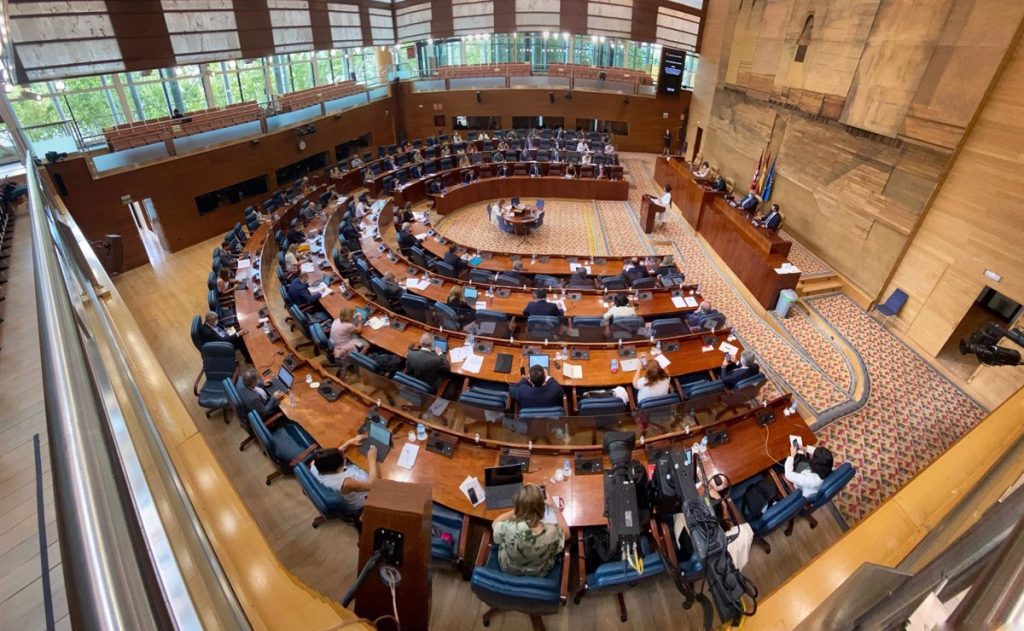 La Asamblea de Madrid tendrá 136 diputados, cuatro más que en la actual legislatura