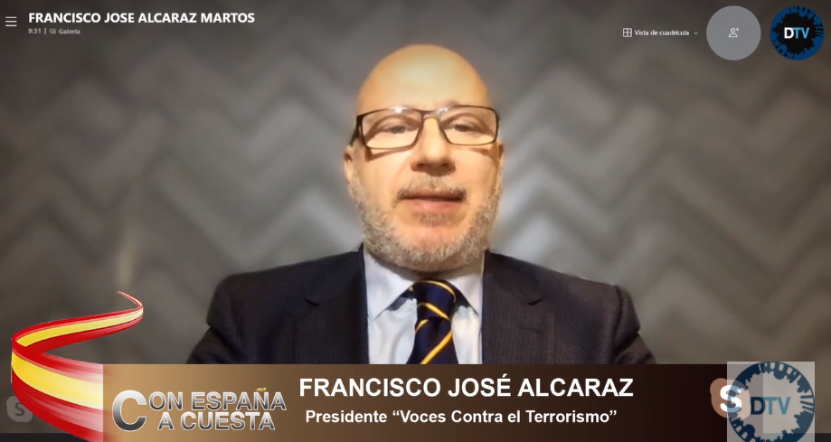 Francisco José Alcaraz: "Estamos sufriendo un terrorismo callejero de forma continuada"