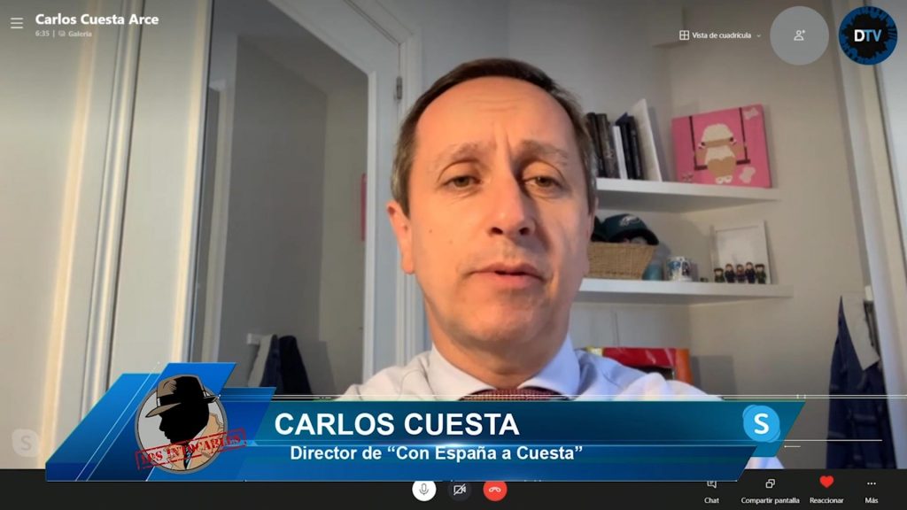 Carlos Cuesta: "La campaña de la izquierda está basada en ataques y mentiras contra Ayuso"