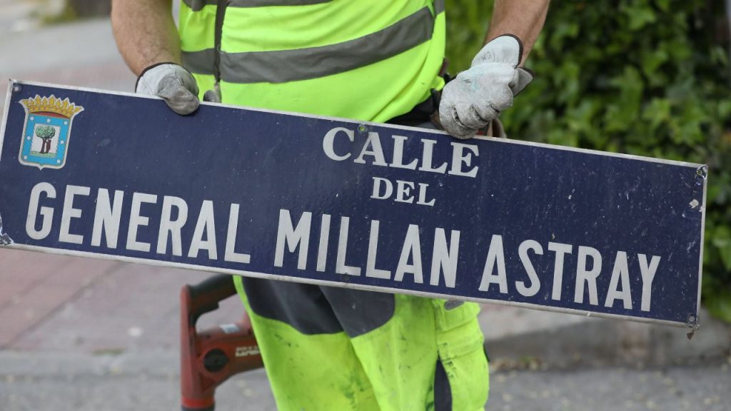 El TSJM obliga al Ayuntamiento de Madrid a mantener la calle General Millán Astray en el callejero