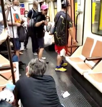 La Policía busca al sujeto que agredió a un sanitario en el Metro por pedirle que usara la mascarilla