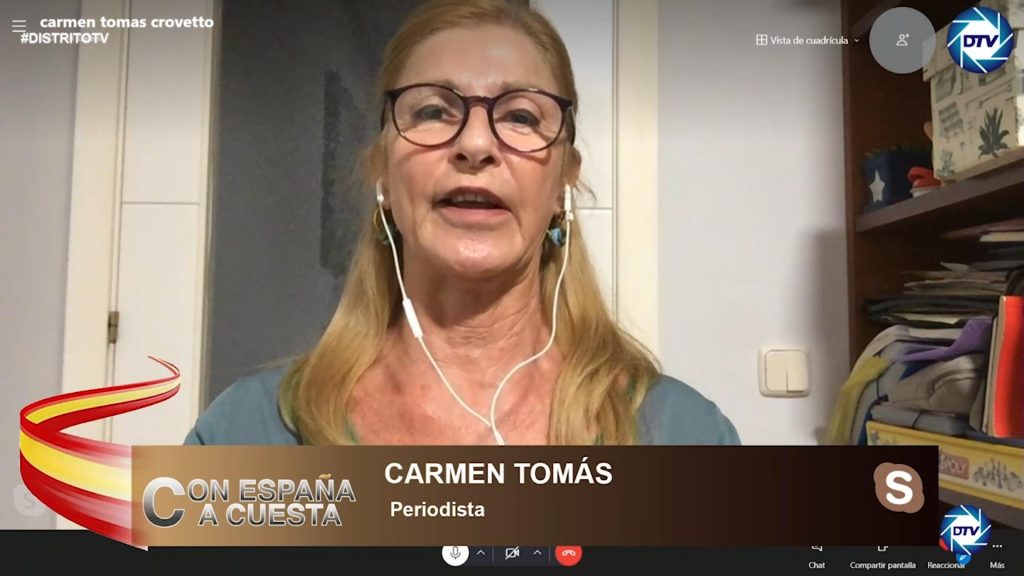 Carmen Tomás: "Hay unos votantes de centroderecha que no quieren independentismo, basta ya"