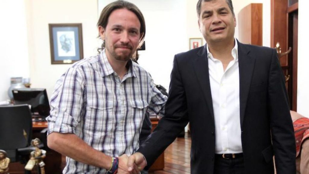 Kinema, cooperativa de Podemos, recibió 394.000 euros del Gobierno de Rafael Correa en dos años