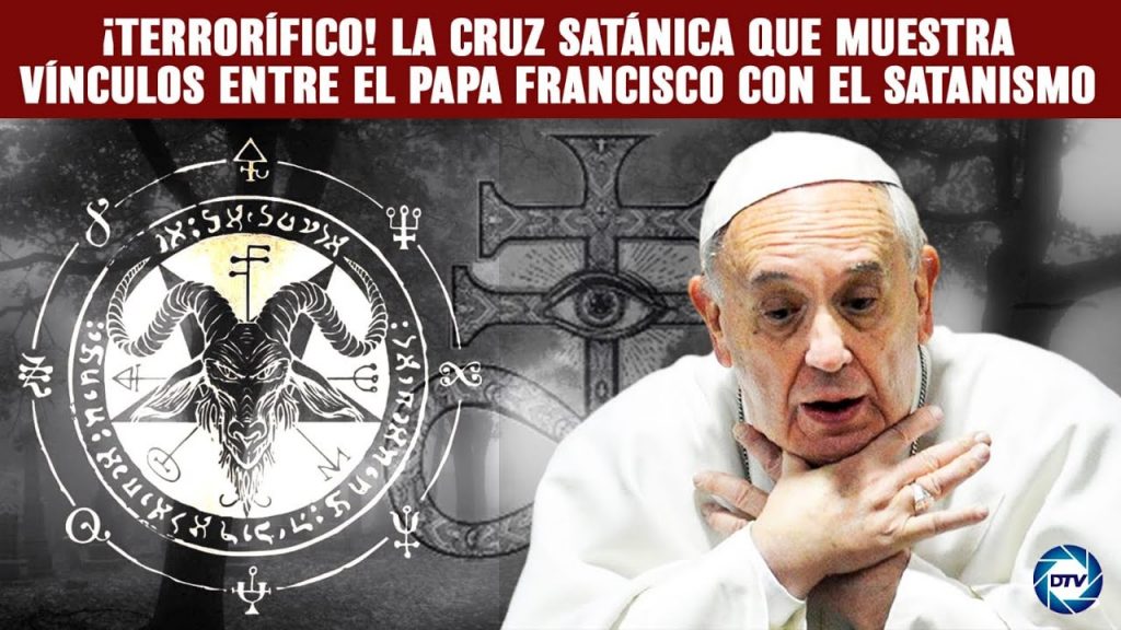 ¡Espeluznante! Jesús Ángel Rojo devela el mensaje satánico que esconde la cruz del papa Francisco