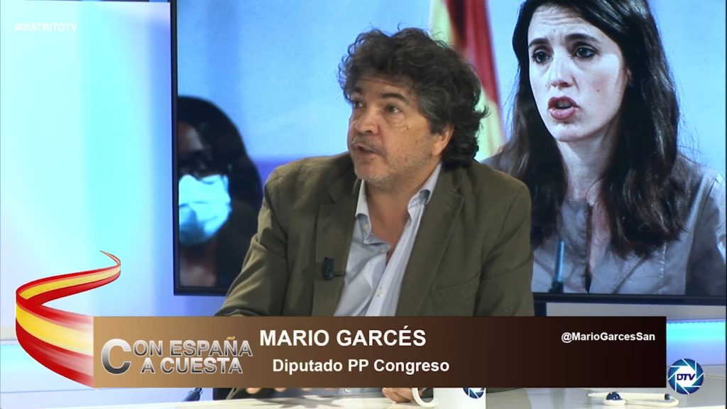 Mario Garcés: "Los hombres son seres individuales, la igualdad que quiere este Gobierno no existe"