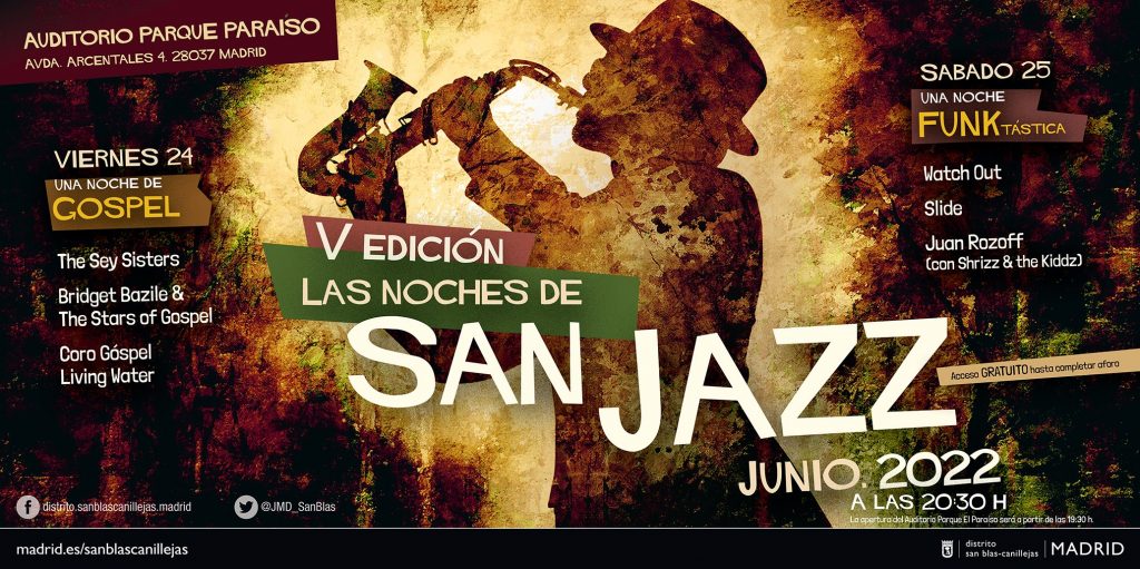 La noche de San Juan sonará a ritmo de funky y góspel en el Auditorio Parque Paraíso