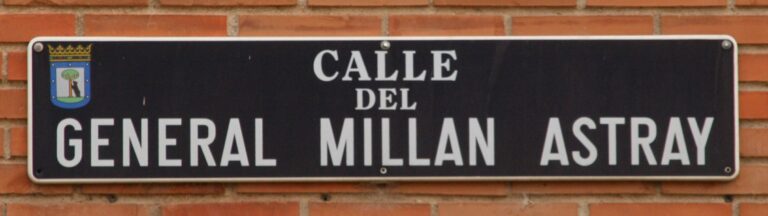 Placa_de_la_calle_General_MillÃ¡n_Astray_en_Madrid_-_11_(7_de_febrero_de_2016