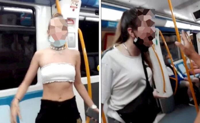 Liberadas las dos menores que insultaron y escupieron a una pareja inmigrante en el Metro de Madrid
