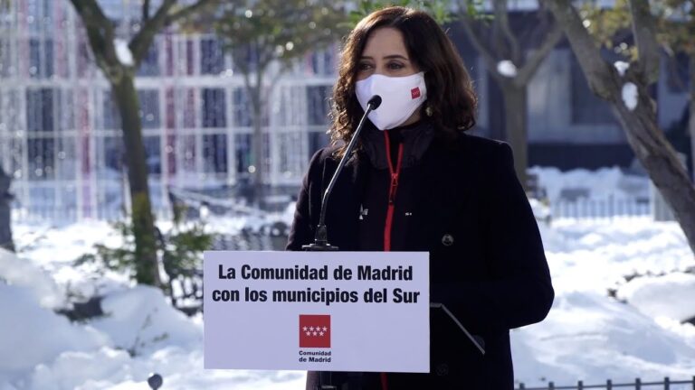 Ayuso pedirá la declaración de la Comunidad de Madrid como zona catastrófica en su conjunto