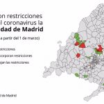 Madrid levanta las restricciones en 10 zonas básicas de salud y siete localidades