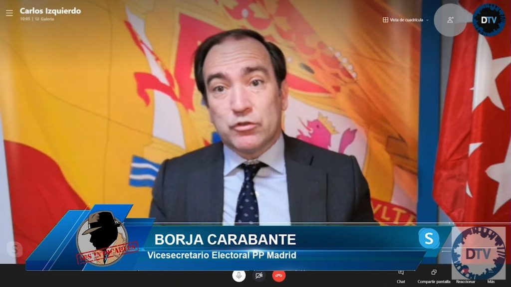 Borja Carabante: "Iglesias quiere sembrar el radicalismo, pero la izquierda no logrará ganar en Madrid"