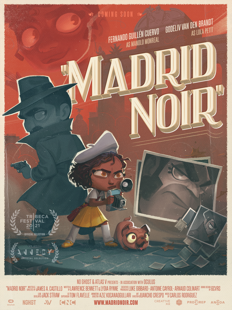 'Madrid Noir', el novedoso mediometraje en realidad virtual del director español James Castillo