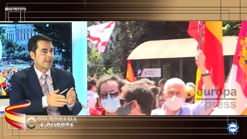 Jesús Á. Rojo: "Esta manifestación es un mensaje para el Gobierno, Sánchez piensa indultar a unos infames"