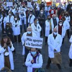 Los médicos en huelga se manifiestan este jueves de Cibeles a Sol contra la temporalidad