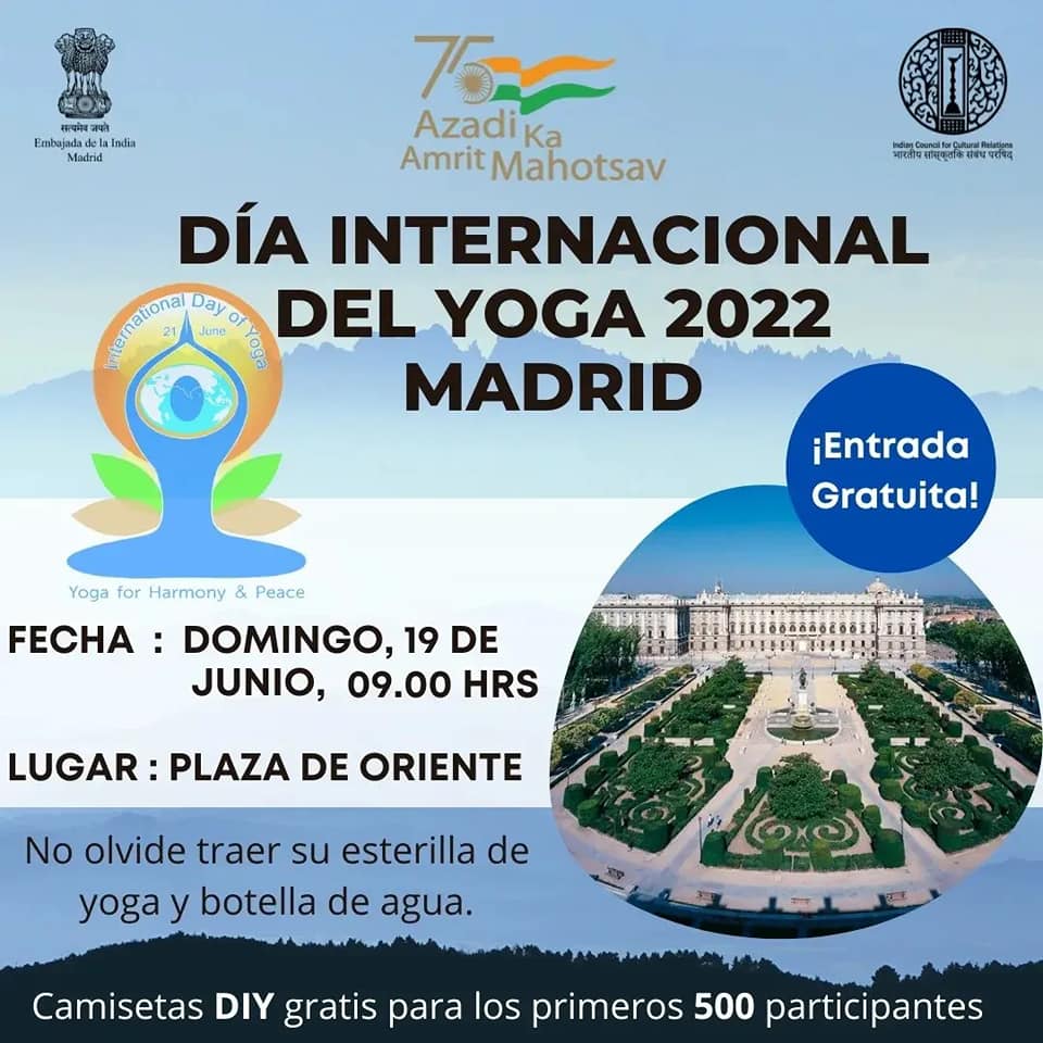 La Embajada de la India en España celebra la octava edición del Día Internacional del Yoga