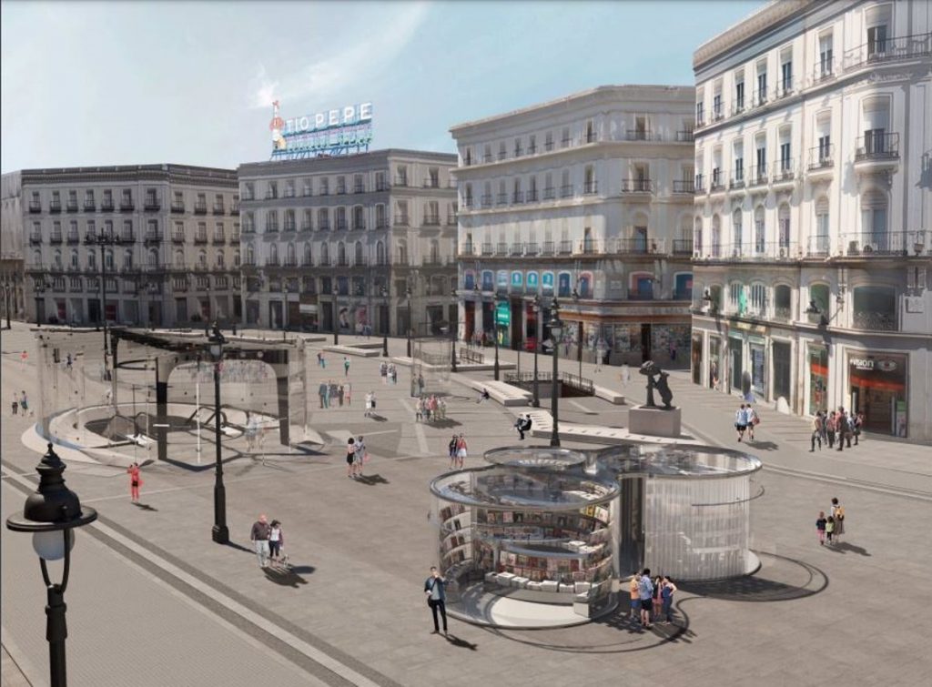 El Ayuntamiento de Madrid estudia la instalación de toldos en las zonas más soleadas de la Puerta del Sol