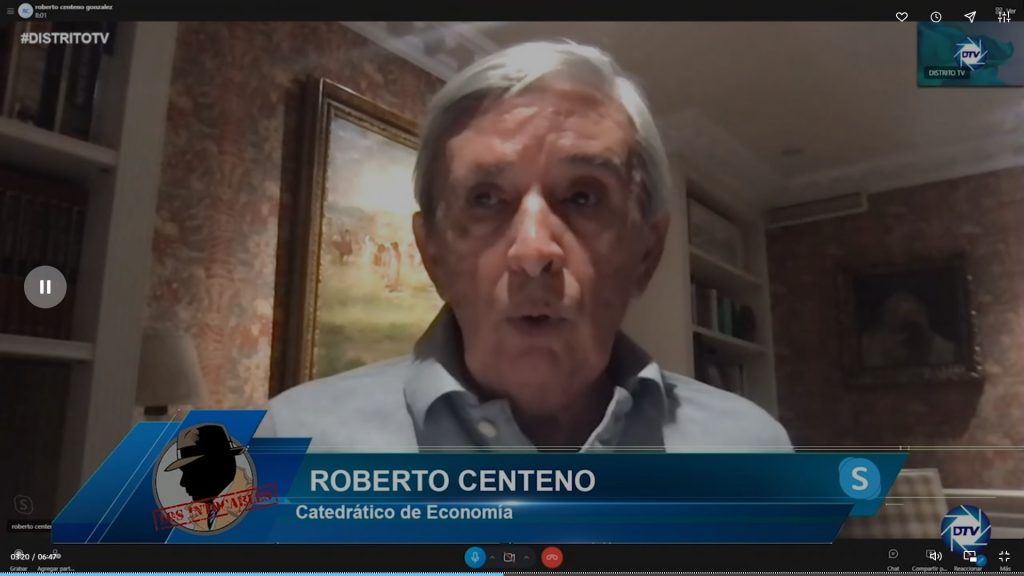Roberto Centeno: "Según la OCDE, España no va a recuperar el PIB prepandemia hasta el 2024"