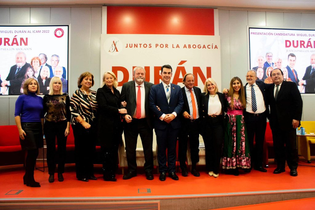 Miguel Durán se erige como el candidato a decano del ICAM más creíble y promete recuperar su liderazgo