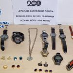 Dos detenidos en Nuevos Ministerios con numerosas joyas sustraídas y herramientas para los robos