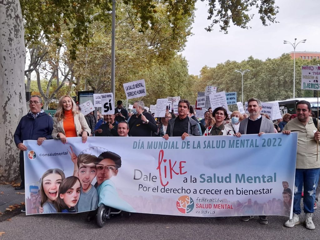 Una marcha clama por la salud mental como derecho universal con un recorrido de Atocha a Cibeles