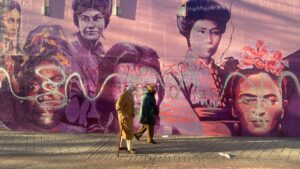 Un hombre se enfrenta a tres años de cárcel acusado de vandalizar el mural feminista de Ciudad Lineal