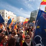 Masiva afluencia en la manifestación del PP en Madrid contra la amnistía y la investidura de Sánchez
