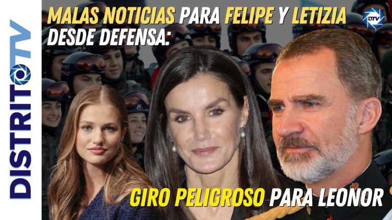 Malas noticias para Felipe y Letizia desde Defensa: giro peligroso para Leonor
