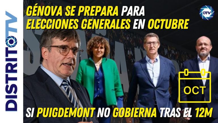 Génova se prepara para las elecciones generales en octubre si Puigdemont no gobierna tras el 12M