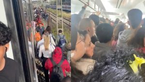 Caos en Cercanías: Pasajeros desalojan un tren averiado y llegan andando a Atocha