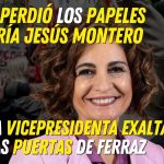 María Jesús Montero y su falta de compostura a las afueras de Ferraz