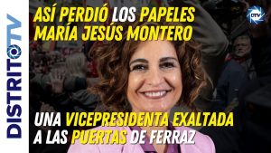 María Jesús Montero y su falta de compostura a las afueras de Ferraz